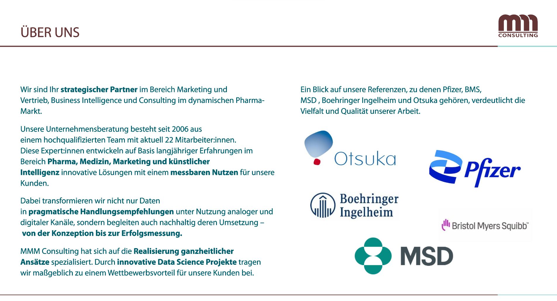 Strateischer Partner Mmm Consulting Im Pharma Markt